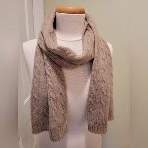 Portolano Cable Cashmere Scarf